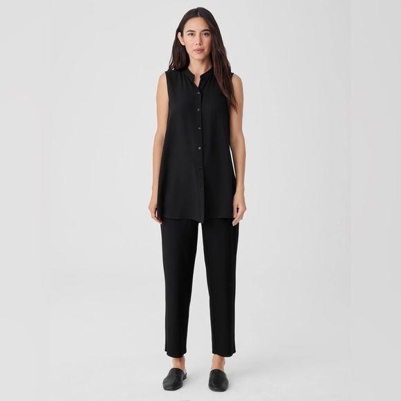 Eileen Fisher Black Crepe Pants, size xs - Picture 1 of 9